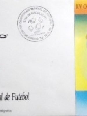 FDC oficial nº 501 de 1990 XIV Mundial de Futebol RJ 22331