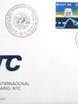 FDC oficial nº 502 de 1990 Congresso NTC RJ 12461