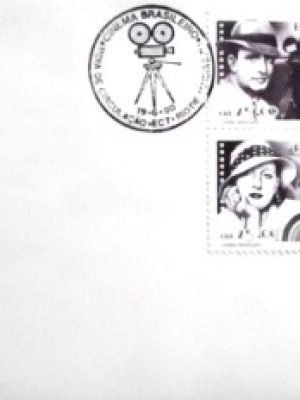 FDC oficial nº 506 de 1990 Cinema Brasileiro RJ 16743