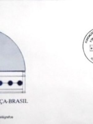 FDC oficial de 1990 Casa França - Brasil RJ 6030