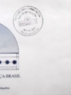 FDC oficial de 1990 Casa França - Brasil RJ 11411