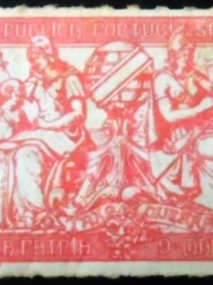 Selo postal de Moçambique de 1916 War Tax U