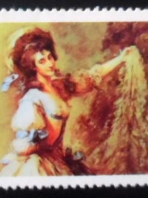 Selo postal da Nicarágua de 1978 Giovanna Bacelli N