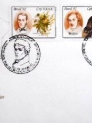 FDC oficial nº 564 de 1992 Langsdorff no Brasil rj 11816