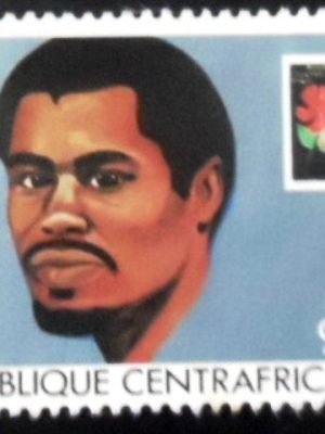 Selo postal da República Centro Africana de 1982 Pierre Ndarata N