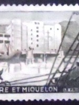 Selo postal do Brasil de 1954 4º Centenário São Paulo 5.80 U tintado