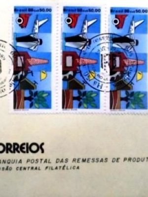 Franquia Postal de 1989 50 Anos do IRB FP IRB