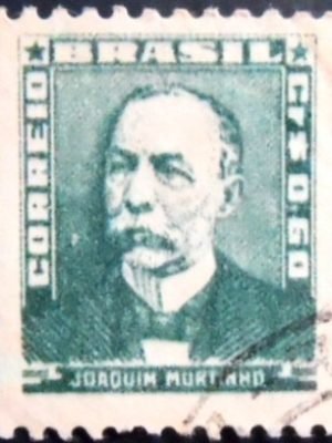 Selo postal do Brasil de 1954 Joaquim Murtinho 60 U