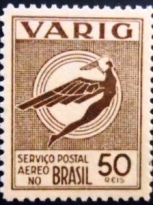 Selo postal de 1931 Varig 50 V17 M