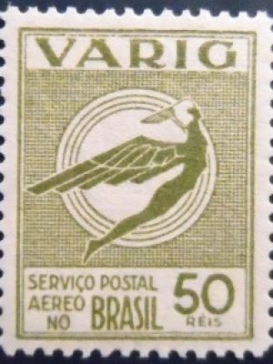 Selo postal do Brasil de 1932 Varig V 27 M