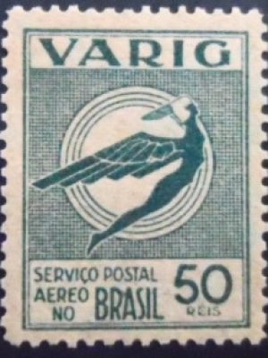 Selo postal do Brasil de 1933 Varig V 29 M