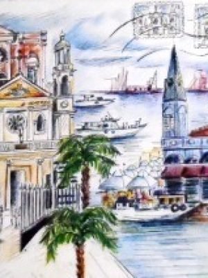 Cartão postal do Brasil Granado