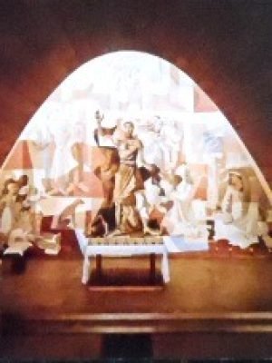 Cartão postal do Brasil Interior da Igreja São Francisco de Assis