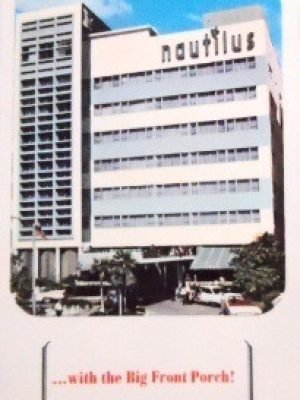 Cartão Postal dos Estados Unidos Nautilus Hotel