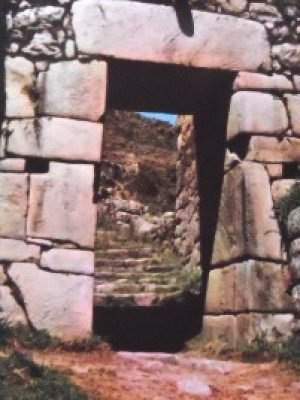 Cartão postal do Peru de 1975 Portal Principal Machupicchu