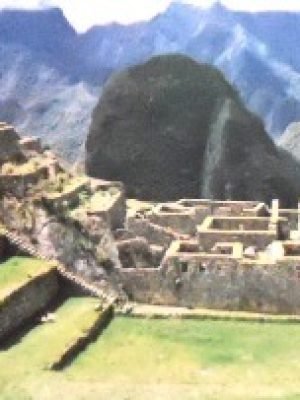 Cartão postal do Peru de 1976 Barrio Industrial y de la Intelectualidad