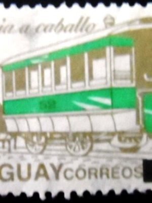Selo postal do Uruguai de 2004 Horse-drawn streetcar U