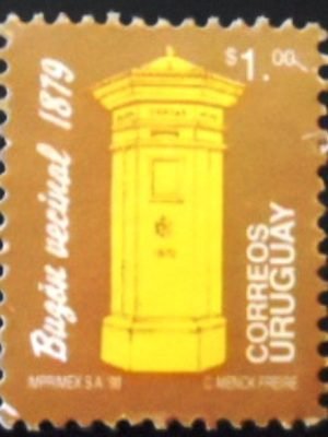 Selo postal do Uruguai de 1997 Neighbourhood Mailbox 1