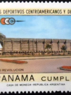 Selo postal do Panamá de 1970 Revolution Stadium M