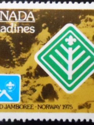 Selo postal de Grenada Grenadines de 1975 Scout Progress Badge N