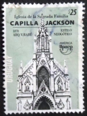Selo postal do Uruguai de 2020 Church of the Holy Family U