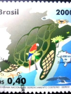 Selo postal do Brasil de 2000 Instrumentos Africanos MCC