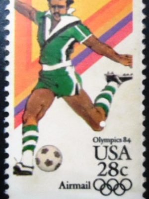 Selo postal dos Estados Unidos de 1983 Football N