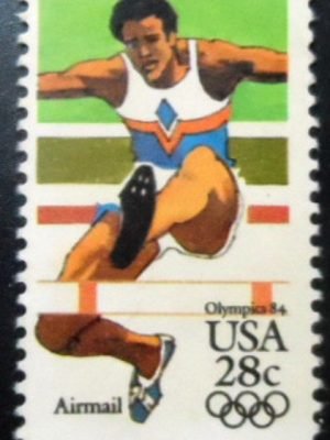 Selo postal dos Estados Unidos de 1983 Hurdles N