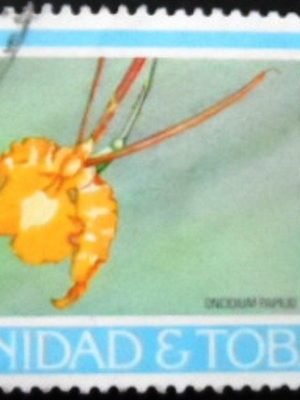Selo postal de Trinidad e Tobago de 1978 Oncidium papilio U