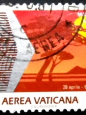 Selo postal do Vaticano de 1990 Travels of John Paul II in 1989 U