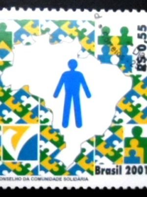 Selo postal do Brasil de 2001 2001 - Brasil - Homem MCC