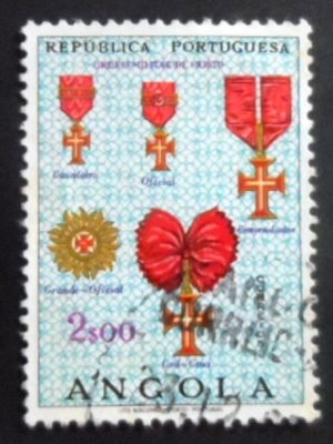 Selo postal de Angola de 1967 Military Order of Christ U