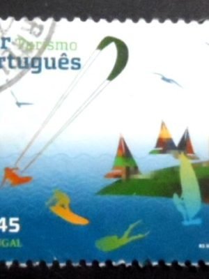 Selo postal de Portugal de 2015 Portuguese sea -Tourism U
