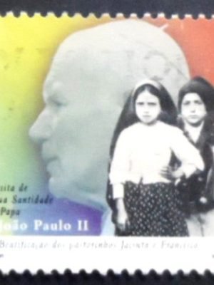 Selo postal de Portugalde 2000 Pope Johannes Paulus II N