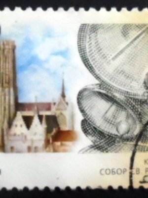 Selo postal da Rússia de 2003 Bells of St. Rumbold's Cathedral U
