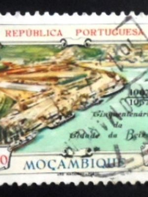 Selo postal de Moçambique de 1957 Fondations Day from the City Beira U