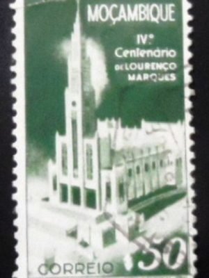 Selo postal de Moçambique de 1944 New Cathedral 50 U