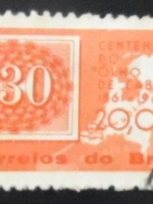 Selo postal do Brasil de 1961 Selos Coloridos 430 NCC