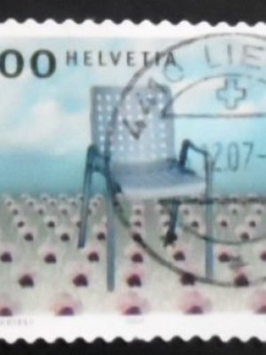 Selo postal da Suiça de 2004 Landi U