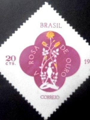 Selo postal do Brasil de 1967 Gal. Antonio de Sampaio M