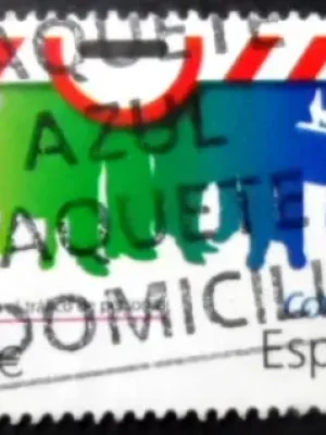 Selo postal da Espanha de 2006 Fight Against Human Trafficking U