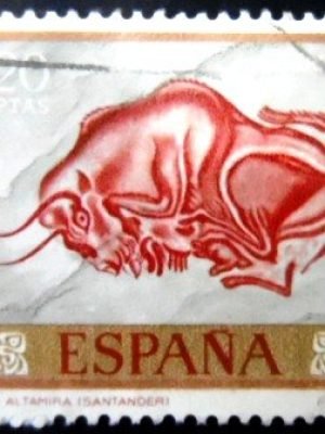 Selo postal da Espanha de 1971 Pommel Horse N