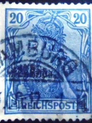 Selo postal da Holanda de 1965 Queen Juliana 18 U