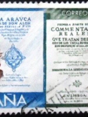 Selo postal da Espanha de 1980 ESPAMER 80 U