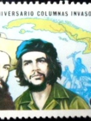 Selo postal de Cuba de 1988 Revolutionary Invasion Forces M