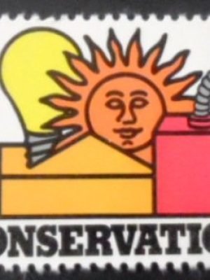 Selo postal dos Estados Unidos de 1977 Conservation M