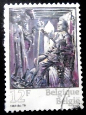 Selo postal da Bélgica de 1982 Michel de Ghelderode U