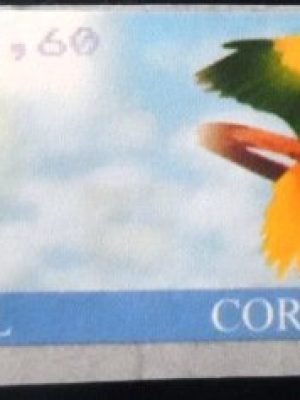 Selo postal do Brasil de 2000 Ararajuba 0.60