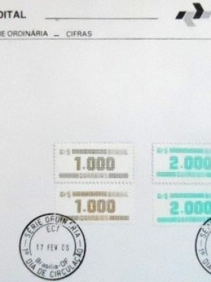 1º Edital de 1986 Cifras selado 3820