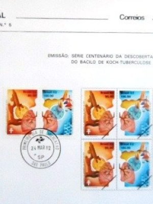 Edital nº 5 de 1982 Bacilo de Koch - Tuberculose selado